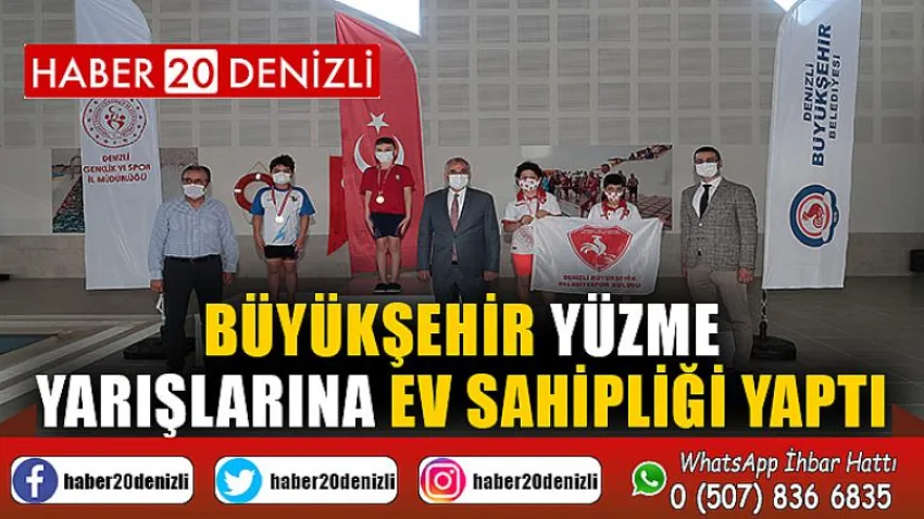 Büyükşehir yüzme yarışlarına ev sahipliği yaptı