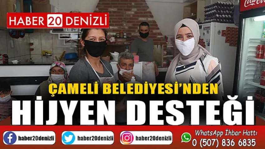Çameli Belediyesi’nden Hijyen Desteği