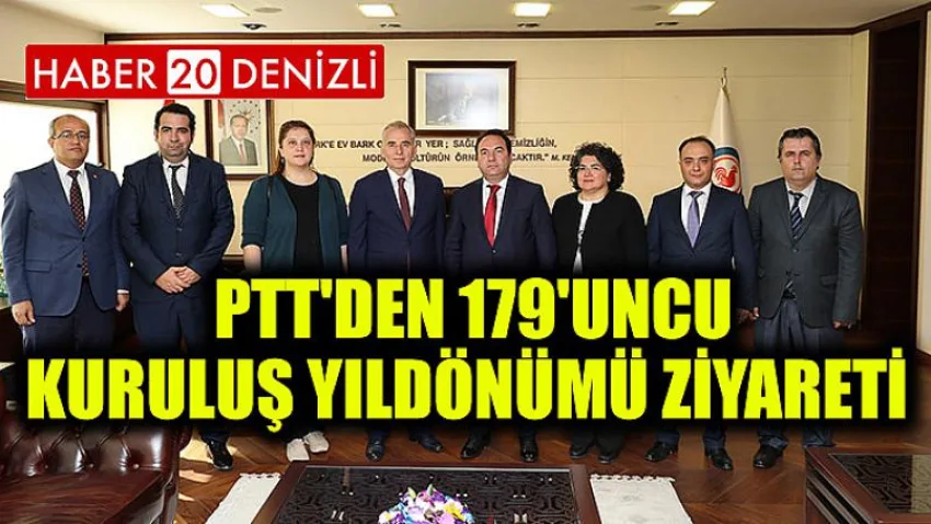 PTT'den 179'uncu kuruluş yıldönümü ziyareti