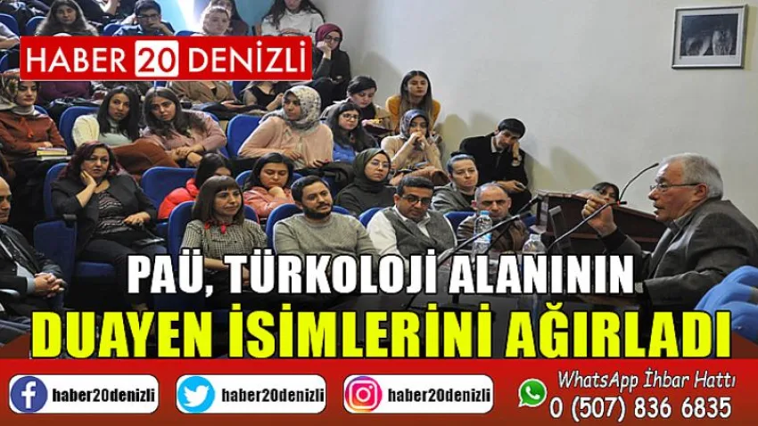 PAÜ, Türkoloji Alanının Duayen İsimlerini Ağırladı