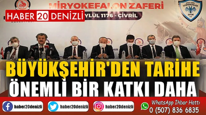 Büyükşehir'den Tarihe Önemli Bir Katkı Daha