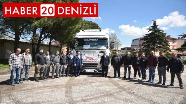 Denizli'nin depremin yıktığı Hatay’a yardımları sürüyor