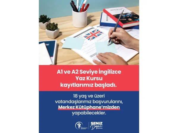 Merkezefendi’de A1 ve A2 Seviye İngilizce Kurs Kayıtları Başladı