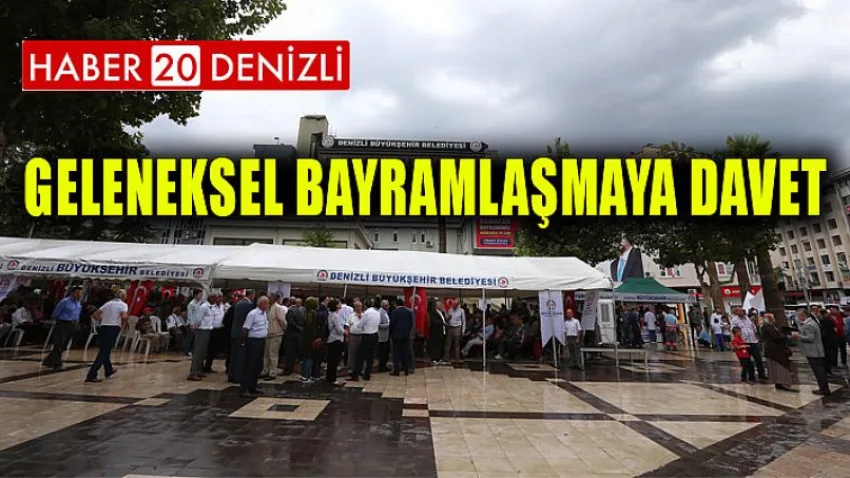 Geleneksel bayramlaşmaya davet