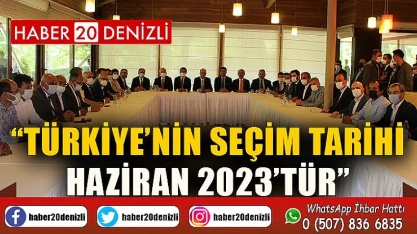 Türkiye’nin seçim tarihi Haziran 2023’tür