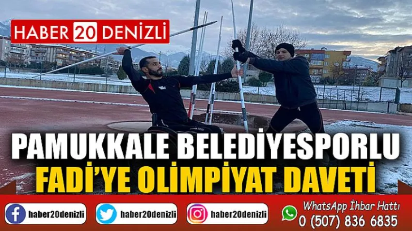 Pamukkale Belediyesporlu Fadi’ye Olimpiyat Daveti