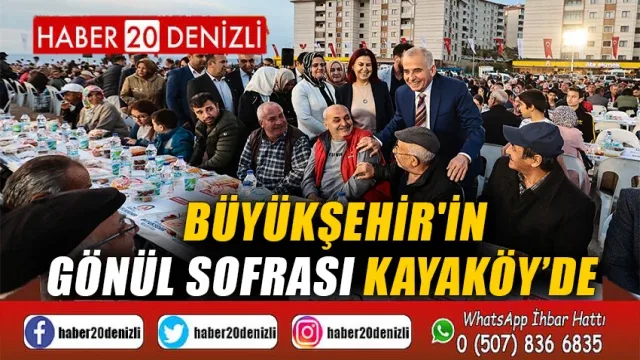 Büyükşehir'in gönül sofrası Kayaköy’de