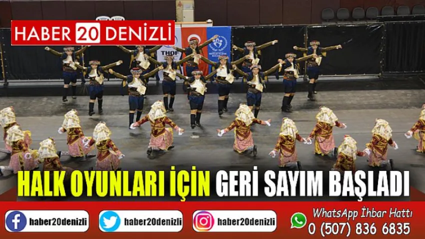 Halk Oyunları için Geri Sayım Başladı