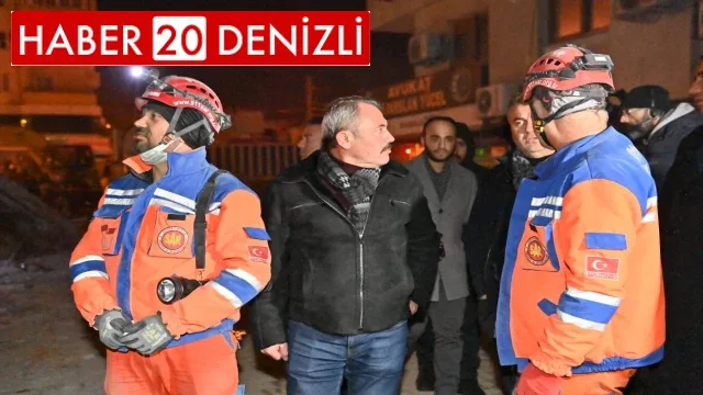 Şahin Tin Osmaniye'de Deprem Bölgesinde İncelemelerde Bulundu