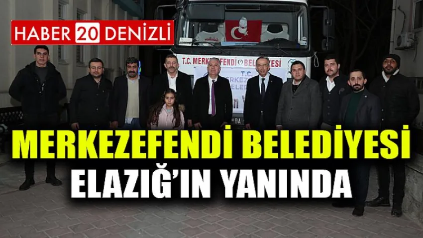 Merkezefendi Belediyesi Elazığ’ın Yanında