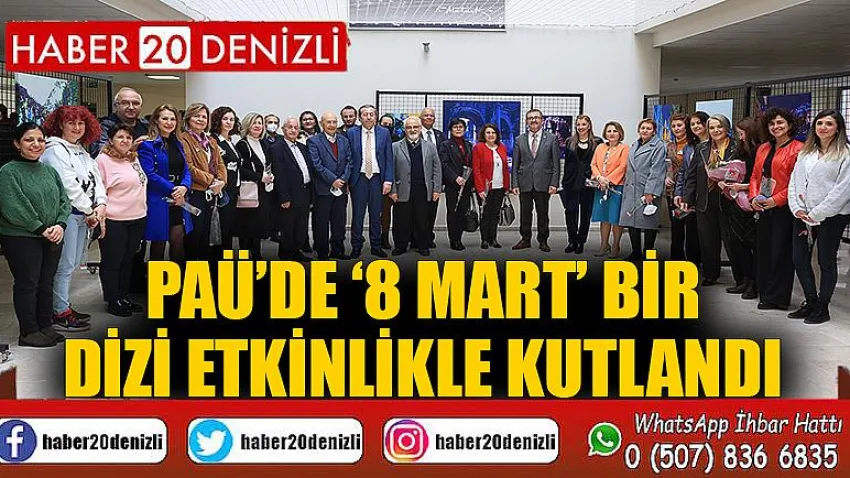 PAÜ’de ‘8 Mart’ Bir Dizi Etkinlikle Kutlandı