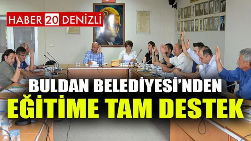 Buldan Belediyesi’nden eğitime destek