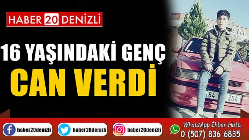 16 yaşındaki genç çapa makinesinin altında kalarak can verdi