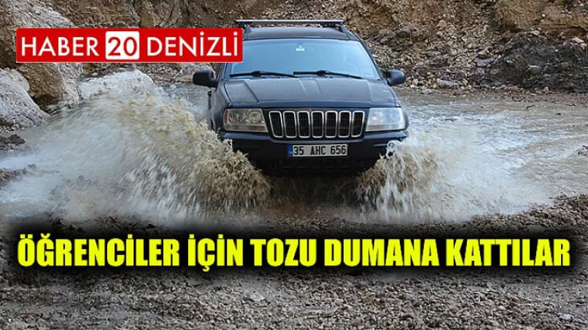 Öğrenciler için tozu dumana kattılar