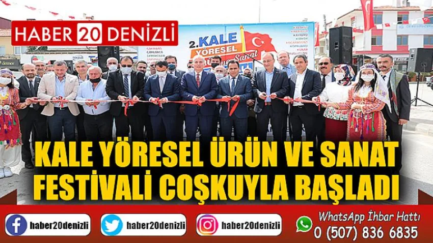 Kale Yöresel Ürün ve Sanat Festivali Coşkuyla Başladı
