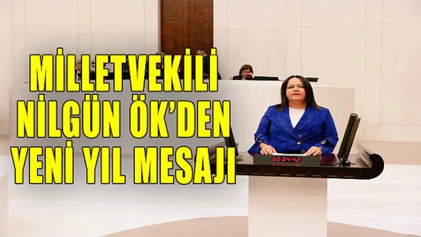 Milletvekili Nilgün ÖK’den yeni yıl mesajı