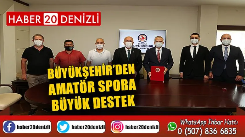 Büyükşehir’den amatör spora büyük destek