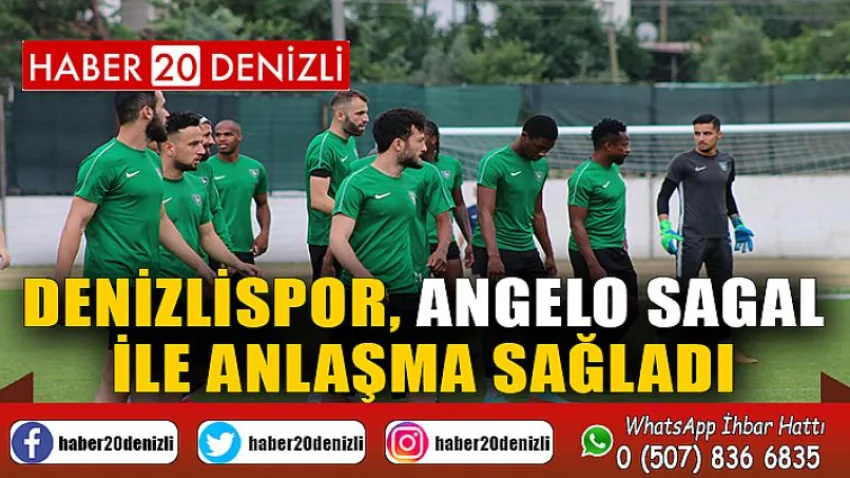 Denizlispor, Angelo Sagal ile anlaşma sağladı