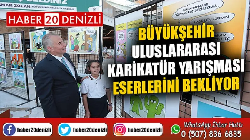 Büyükşehir Uluslararası Karikatür Yarışması eserlerini bekliyor