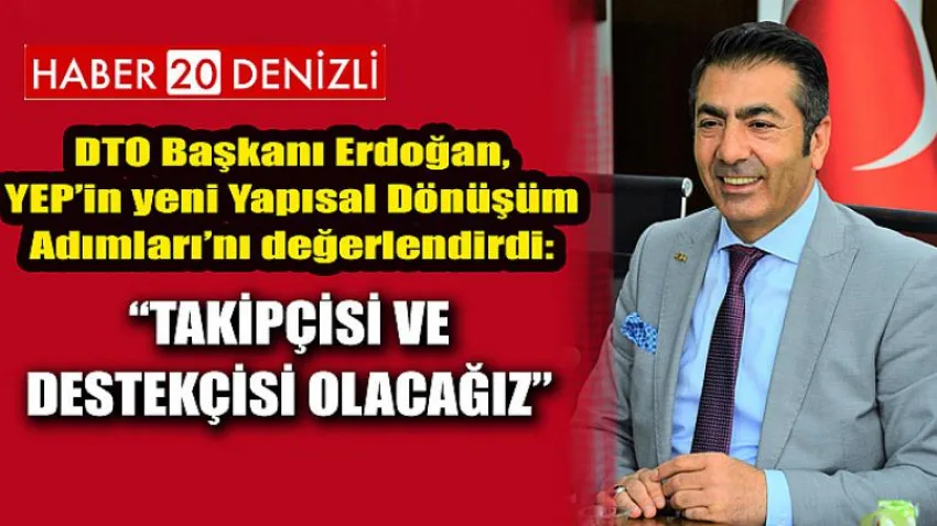 Takipçisi ve Destekçisi Olacağız