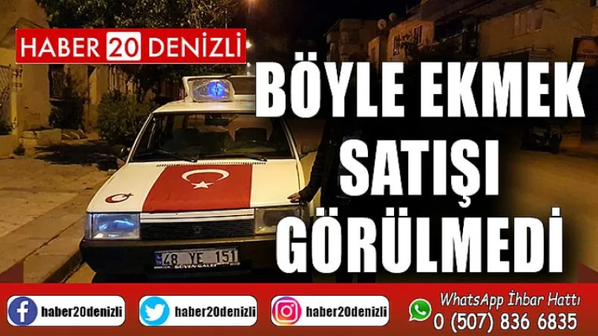 Böyle ekmek satışı görülmedi
