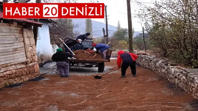 Çameli’nde üst yapı çalışmaları aralıksız devam ediyor