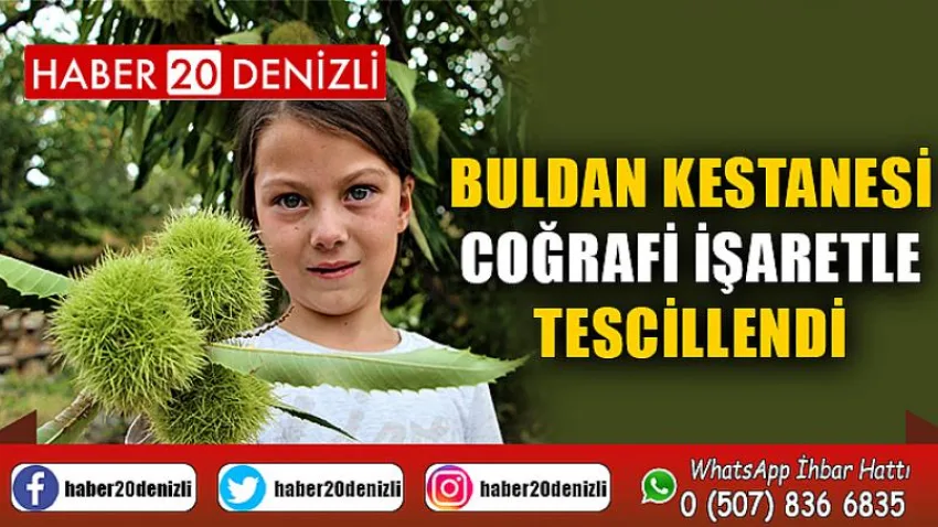 Bursa’nın şekerinde kullanılan Buldan kestanesi coğrafi işaretle tescillendi