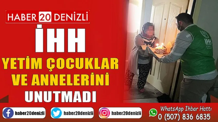 İHH yetim çocuklar ve annelerini unutmadı