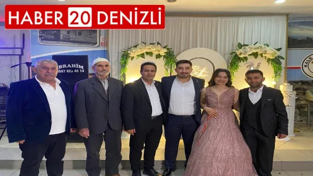 KALE BELEDİYE BAŞKANI MEHMET SALİH SAĞINÇ Derya ile Hüseyin Çiftinin Nişan Merasimini gerçekleştirdi