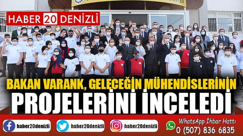 Bakan Varank, geleceğin mühendislerinin projelerini inceledi