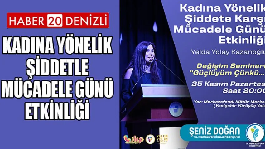 Kadına Yönelik Şiddetle Mücadele Günü Etkinliği