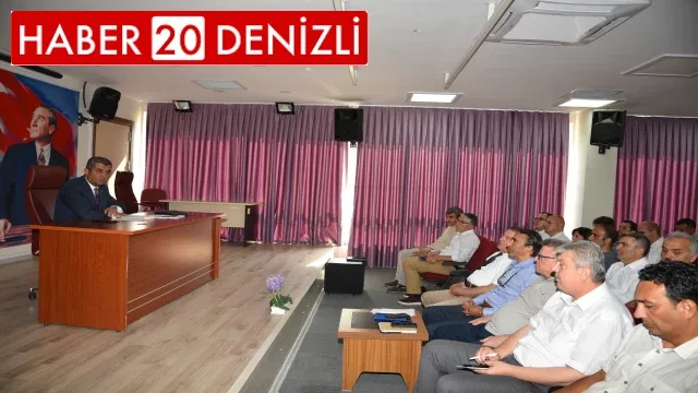 Denizli’de yeni eğitim öğretim yılının hazırlıkları gözden geçirildi