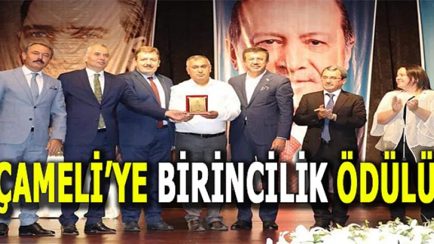 Çameli’ye Birincilik Ödülü