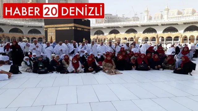 Kutsal topraklara giden ilk umre kafilesi Denizli’ye döndü