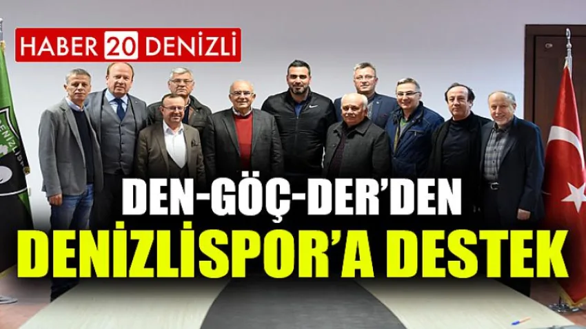 Den-göç-der’den Denizlispor’a Destek