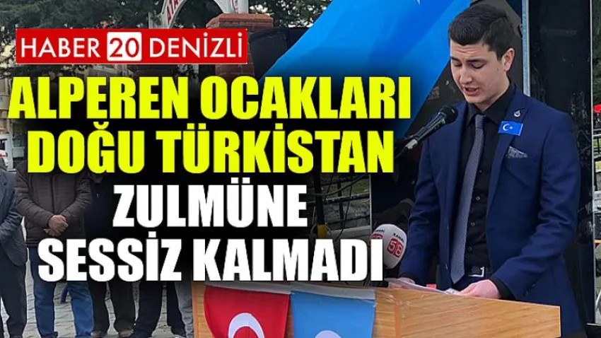 Alperen Ocakları Doğu Türkistan Zulmüne Sessiz Kalmadı