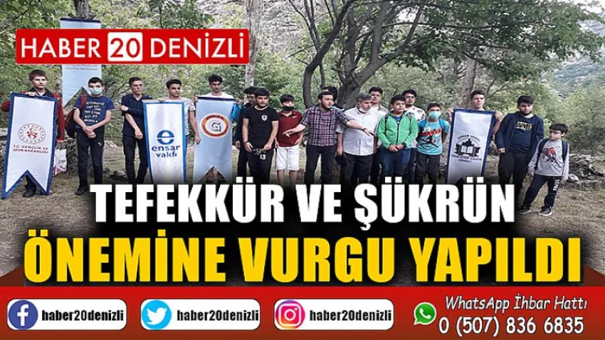 Tefekkür ve Şükrün Önemine Vurgu Yapıldı