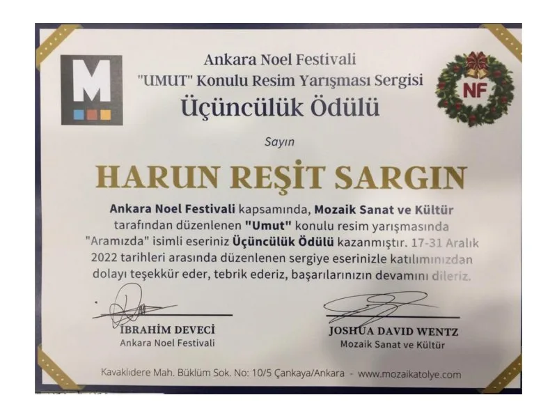 PAÜ Yüksek Lisans Öğrencisi 3’üncülük Ödülüne Layık Görüldü