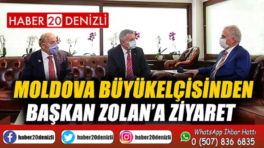 Moldova Büyükelçisinden Başkan Zolan’a ziyaret