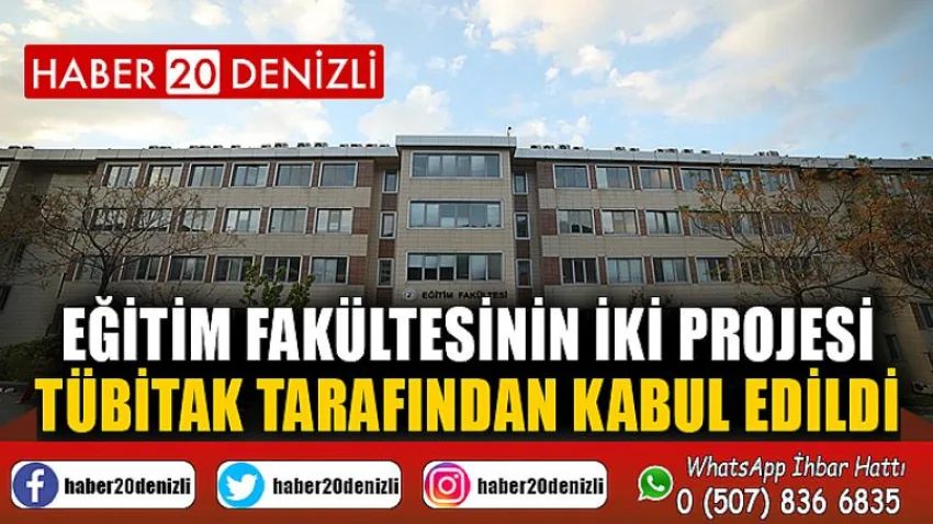 Eğitim Fakültesinin İki Projesi TÜBİTAK Tarafından Kabul Edildi