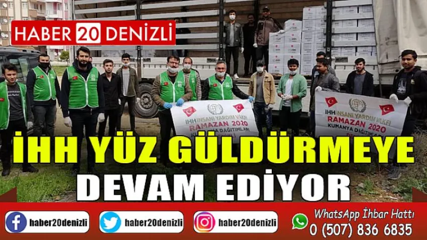İHH yüz güldürmeye devam ediyor