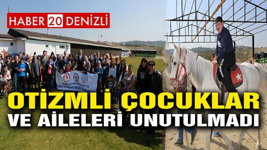 Otizmli çocuklar ve aileleri unutulmadı