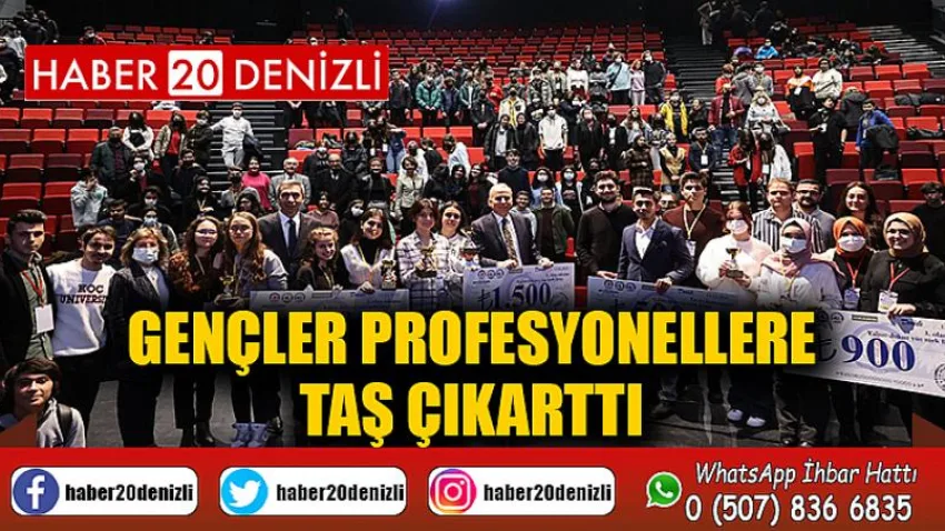 Gençler profesyonellere taş çıkarttı