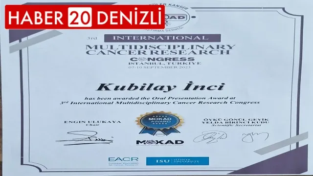 PAÜ Hastanesi’ne “En İyi Sözlü Bildiri” ödülü
