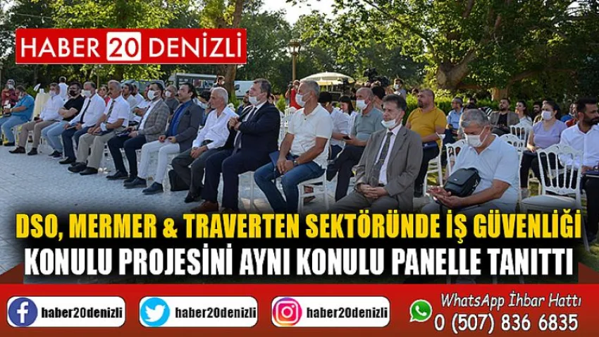DSO, Mermer & Traverten Sektöründe İş Güvenliği Konulu Projesini Aynı Konulu Panelle Tanıttı