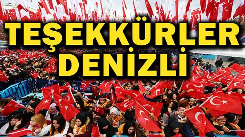 Teşekkürler Denizli