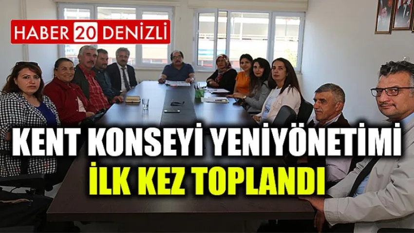 Kent Konseyi Yeniyönetimi İlk Kez Toplandı