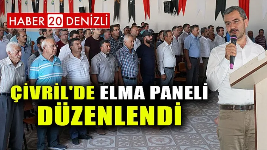 Çivril'de Elma Paneli Düzenlendi
