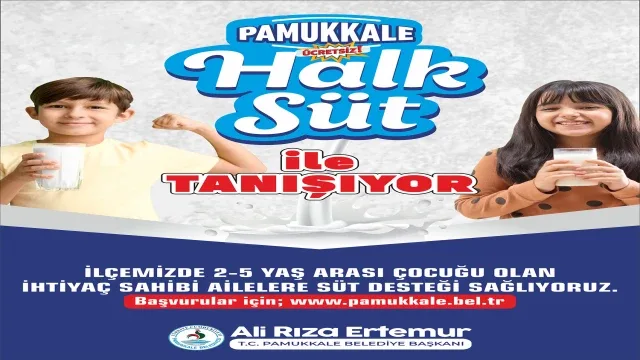 Pamukkale Halk Süt ile Tanışıyor