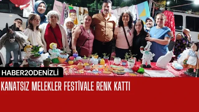 Kanatsız Melekler festivale renk kattı